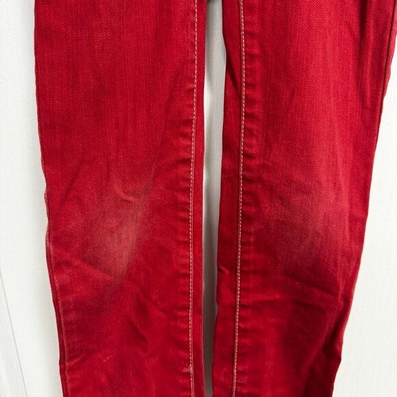 Mini Boden Red Skinny Jeans - Picture 3 of 8